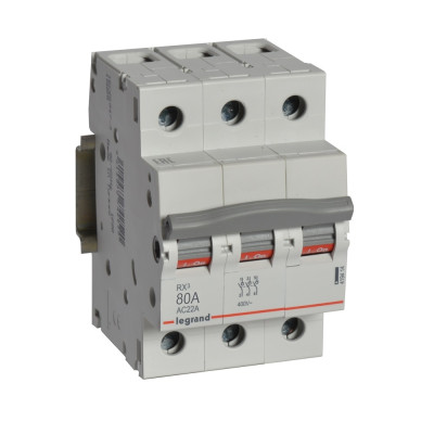 Legrand RX3 Выключатель-разъединитель 80А 3П, 419414