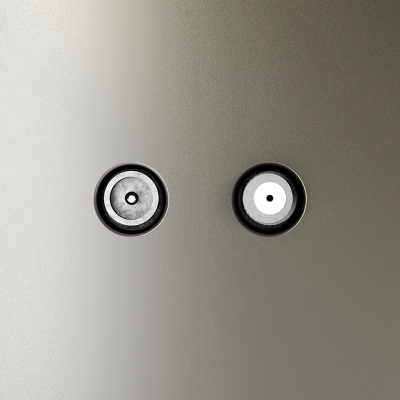 Розетка телевизионнная встраиваемая VOLTUM S70 оконечная TV+SAT, (шелк), VLS060404