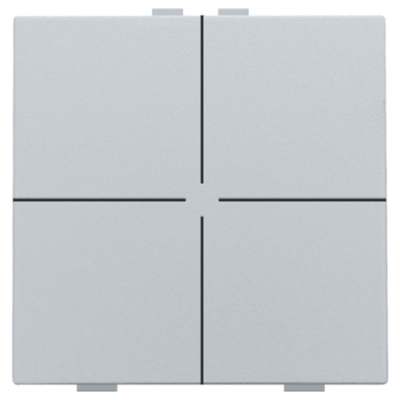Niko Home Control Серебро Кнопка 4-клавишная, 121-51004