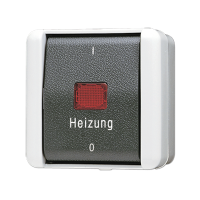 Аварийный выключатель 10 AX 400 V ~ для систем отопления; для накладного монтажа IP44, 803HW