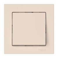 ATN000212S - ATLASDESIGN 1-клавишный ВЫКЛЮЧАТЕЛЬ, сх.1, 10АХ, в сборе, быстрозажим. клем., БЕЖЕВЫЙ, Systeme Electric