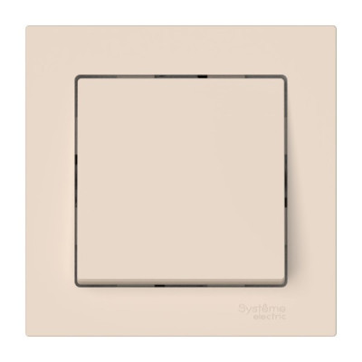 ATN000212S - ATLASDESIGN 1-клавишный ВЫКЛЮЧАТЕЛЬ, сх.1, 10АХ, в сборе, быстрозажим. клем., БЕЖЕВЫЙ, Systeme Electric