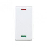 Simon 27 Белый Переключатель системы «ждите-входите» узкий с индикацией 230В~, 27805-64