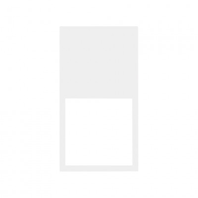 Simon 10002620-230 Рамка вертикальная на 2 поста/2 модуля цвета белый матовый S100