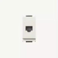 Vimar Розетка для штеккера RJ45, белая, 16337.B