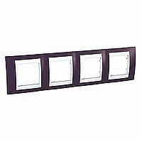 ХАМЕЛЕОН РАМКА 4-постовая, горизонтальная, БЕЛЫЙ/ ГРАНАТ