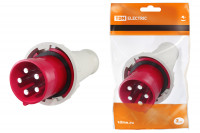 Вилка 035 3Р+РЕ+N 63А 380В IP54 TDM Electric, SQ0601-0008