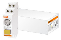 Выключатель кнопочный с индикацией ВКИ-47 желтый (LED) 2НО;1НЗ AC/DC TDM Electric, SQ0214-0004