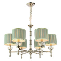 ST LUCE SL1121.103.06 Люстра подвесная ST-Luce Никель/Оливковый E14 6*40W