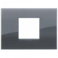 Vimar Накладка CLASSIC на 2 центральных модуля рефлекс серый дым, 19652.61 Vimar Накладка CLASSIC на 2 центральных модуля рефлекс серый дым, 19652.61