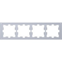 D-Life Рамка 4-ная, нерж. сталь