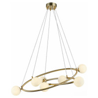 ST LUCE SL1508.203.07 Люстра подвесная ST-Luce Золотистый/Белый G9 7*5W
