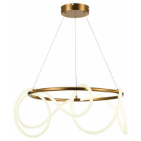 ST LUCE SL6102.303.55 Светильник подвесной ST-Luce Латунь/Белый LED 1*35W 4000K