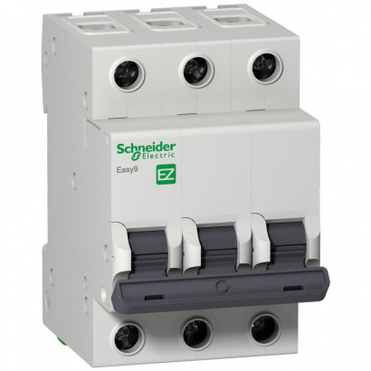 Schneider Electric EASY 9 Автоматический выключатель 3P 63A (C) 6кА =S