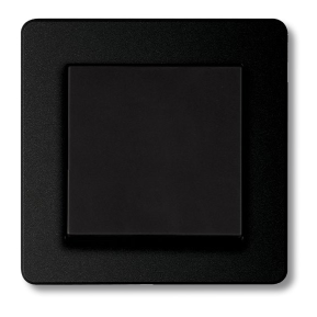 Выключатель 1-клавишный, черный матовый, серия G-Flex, JASMART Electric
