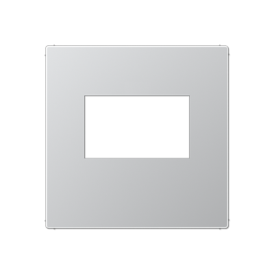 Kрышка для USB-зарядный устройств; без видимого винта; термопласт; алюминий, A1569USBAL