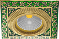 FD1005VEEN Fede Светильник встраиваемый SMALTO ITALIANO, Emerald Green FD1005VEEN Fede Светильник встраиваемый SMALTO ITALIANO, Emerald Green