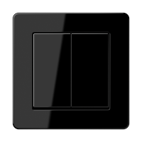 Jung Выключатель 2-клавишный, серия A Flow Jung Выключатель 2-клавишный, серия A Flow