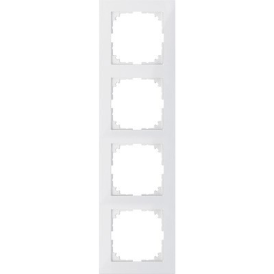 M-Pure Рамка 4-ная, полярно-белый