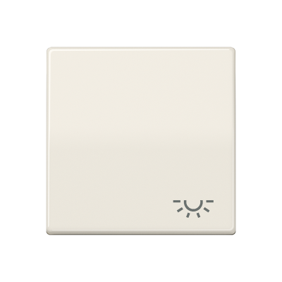 Клавиша для выключателя с символом "свет"; слоновая кость, AS591L