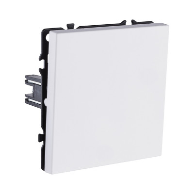 Выключатель 1-клавишный проходной 10А/250В, белый матовый Kollinger Eclipse EC-002WH