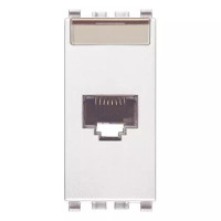 Vimar Розетка RJ45 NETSAFE CAT6 FTP, белая, 20339.14.B