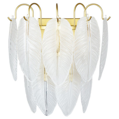 Arte Lamp EVIE, Светильник настенный, цвет арматуры - матовое золото, 2x40W E14, A4052AP-2SG