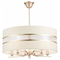 Evoluce SLE300213-05 Светильник потолочный Шампань/Белый, Золотистый E14 5*40W
