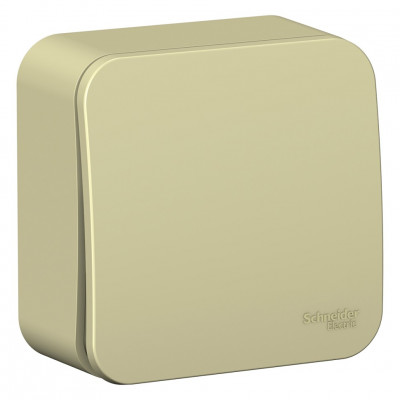 BLANCA О/У 1-клавишный ВЫКЛЮЧАТЕЛЬ (cх.1) изолирующая пластина, 10А, 250B,БЕЖЕВЫЙ