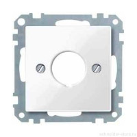 SM Накладка с отверстием ? 22,5 мм для разл. приборов, винт. крепл., бел. SM Накладка с отверстием ? 22,5 мм для разл. приборов, винт. крепл., бел.