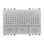 Vimar Аудио домофон витая пара, серебро матовое, 20557.N