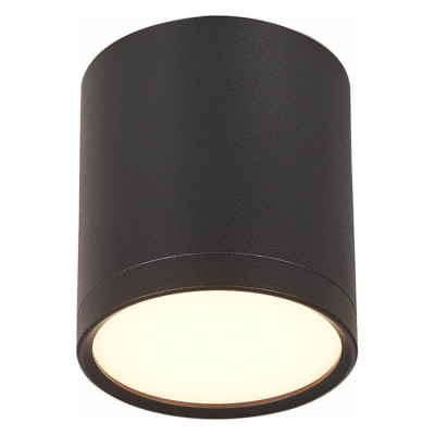 ST LUCE ST113.432.05 Светильник потолочный Черный LED 1*5W 3000K 390Lm Ra>80 120° IP20 D68xH75 170-240V