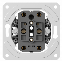 Donel механизм розетки двойной без заземления 16А 250 В~ на винтах, серия DB, DB25500