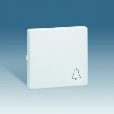 Simon S73Loft Клавиша 1- ная с симв. "лампа" для 73150-39, бел., 73018-60