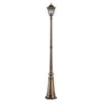 Светильник садово-парковый, 100W 230V E27 черное золото, IP44, PL4087, Feron 11493