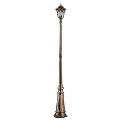 Светильник садово-парковый, 100W 230V E27 черное золото, IP44, PL4087, Feron 11493