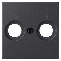 Simon S82,82N Накладка на 75486-, 75487-, 75488-, графит, 82053-38