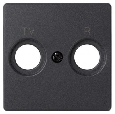 Simon S82,82N Накладка на 75486-, 75487-, 75488-, графит, 82053-38