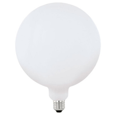 11901 Светод. лампа G200 димм., 4W(E27), ?140, L255, 470lm, 2700K, опал. стекло