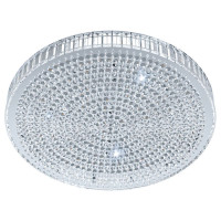 39747 Светод. потолочный светильник BALPRADA, 43,5W(LED), ?605, H110, 4780lm, сталь, хром//хрусталь,