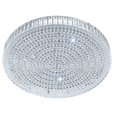 39747 Светод. потолочный светильник BALPRADA, 43,5W(LED), ?605, H110, 4780lm, сталь, хром//хрусталь,