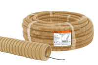 Труба гофр.ПВХ d 16 с зондом (25 м) легкая "ЭКО" (сосна) TDM Electric, SQ0401-0051