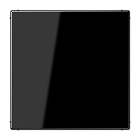 Крышка без отверстий, фиксация защёлкиванием, для произвольных вырезов (либо использование в качестве заглушки), возможно IP44; термопласт; черный; LS990, LS994BSW