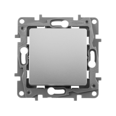 Legrand Переключатель перекрёстный одноклавишный - Legrand Etika - 10А 250В винтовые зажимы - алюминий, 672409