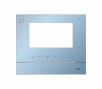 52313FC-L - Рамка для абонентского устройства 4,3, голубой глянцевый, с символом индукционной петли - 2TMA070130L1012