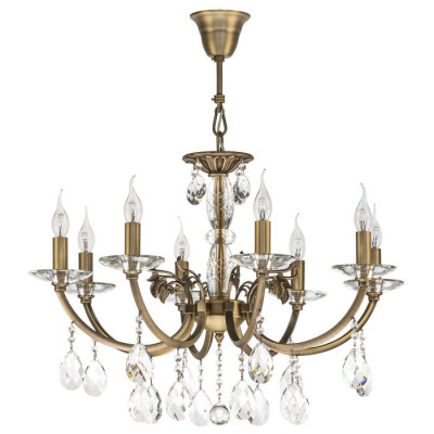 Lightstar 694081 (MD600006/8)  Люстра подв STREGARO 8х60W E14 БРОНЗА (в комплекте)