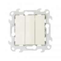 Simon Трехклавишный выключатель, сл кость, 2450391-031 Simon Трехклавишный выключатель, сл кость, 2450391-031