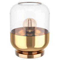 900552 Настольная лампа MARYVILLA, 1X40W, E27, H230, ?170, основание: ?130, сталь, черный, бронзовый