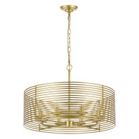 Lightstar 728083 (MD20105-8A) Люстра ZETA 8х40W E14 ЗОЛОТО (в комплекте)