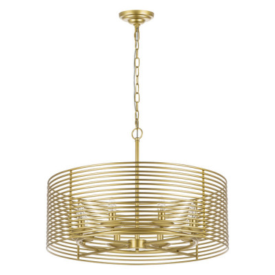 Lightstar 728083 (MD20105-8A) Люстра ZETA 8х40W E14 ЗОЛОТО (в комплекте)